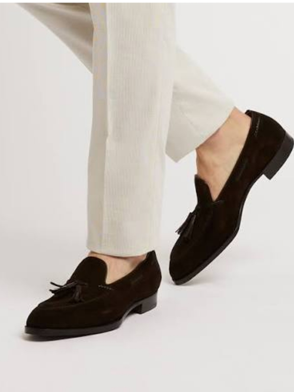The Kooples Suede Tassel Loafers